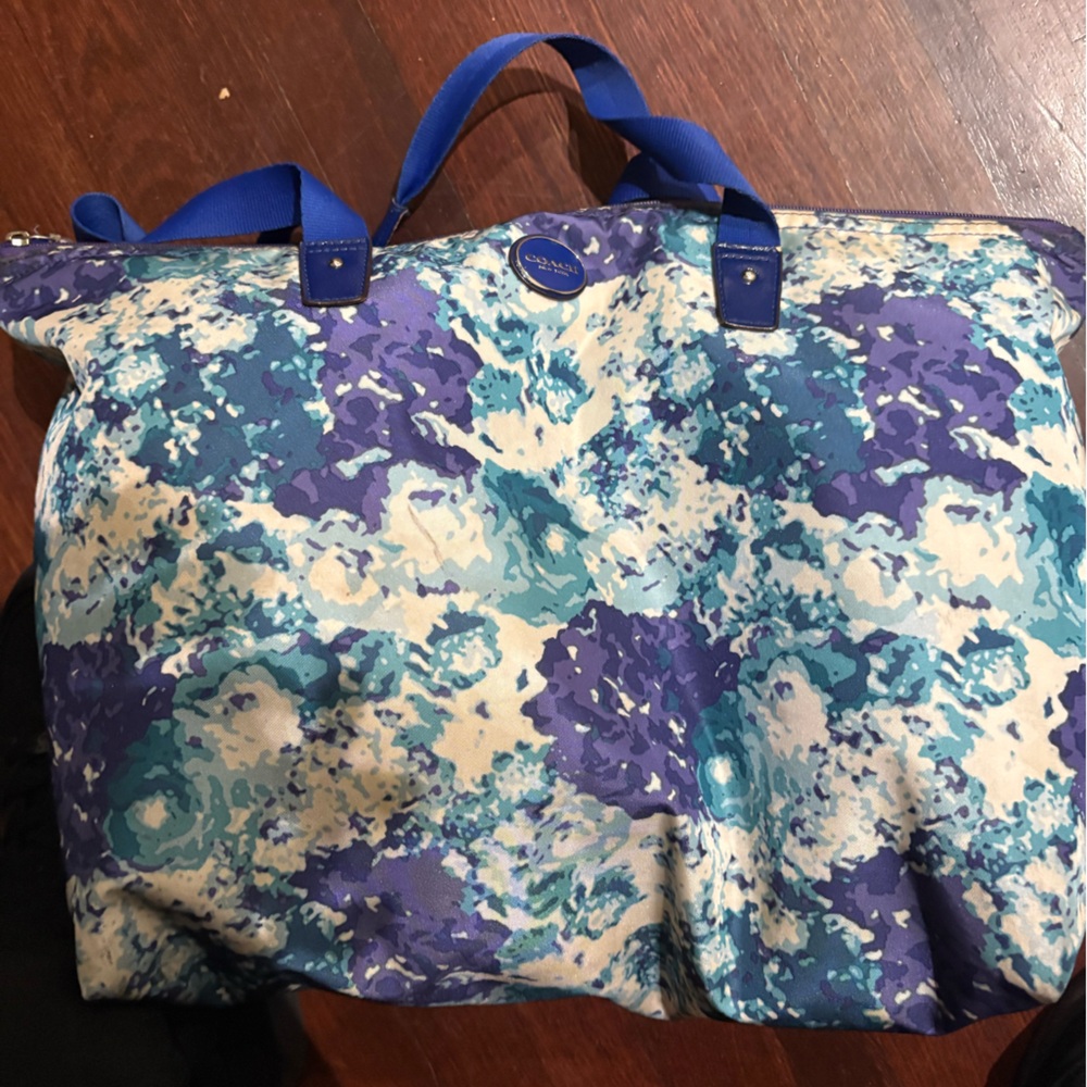 Coach Designer Floral handbag